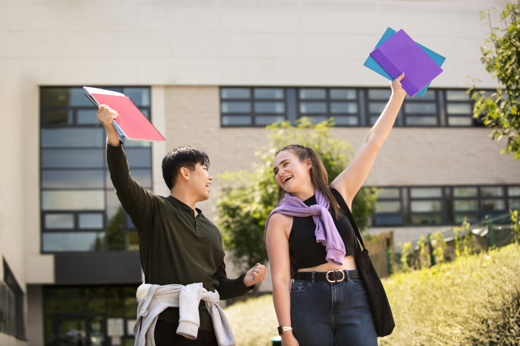 celebrating students